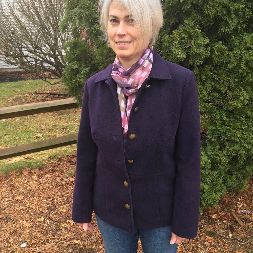 Women’s Coldwater Creek Bright Peplum Jacket 10-12